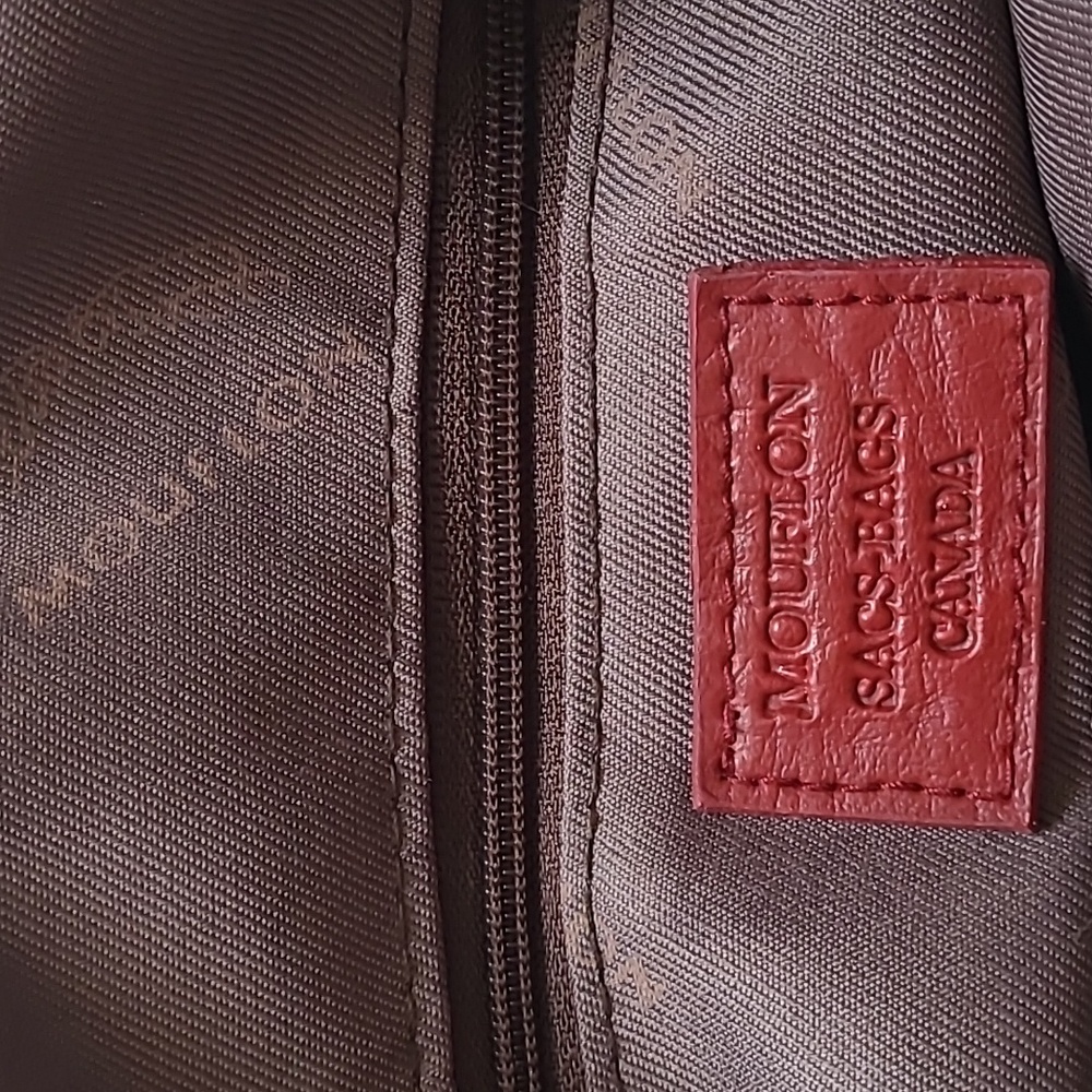 Red Leather Crossbody Bag - Picture 5 of 11